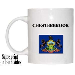  US State Flag   CHESTERBROOK, Pennsylvania (PA) Mug 