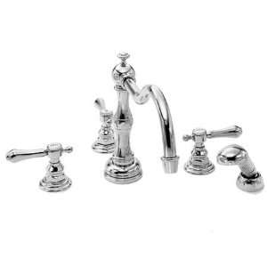 Newport Brass Roman Tub Faucet with Handshower, Lever Handles NB3 1037 