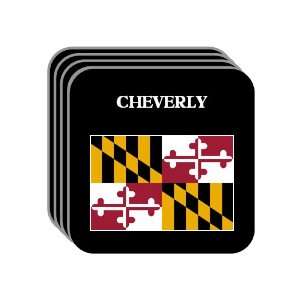  US State Flag   CHEVERLY, Maryland (MD) Set of 4 Mini 