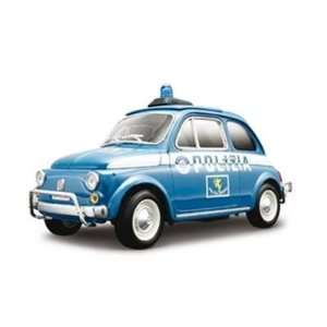  Fiat 500 Police Diecast Model 1/18 Toys & Games