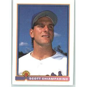  1991 Bowman #282 Scott Chiamparino   Texas Rangers 