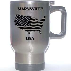  US Flag   Marysville, Washington (WA) Stainless Steel Mug 