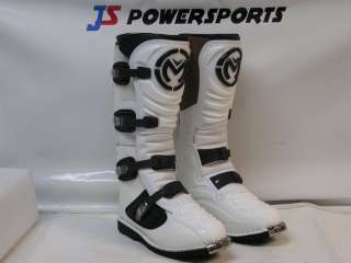 MOOSE RACING M1 MX BOOTS atv offroad dirt WHITE 10  