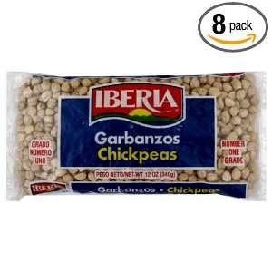 Iberia Chickpeas Bean, 12 ounces (Pack Grocery & Gourmet Food