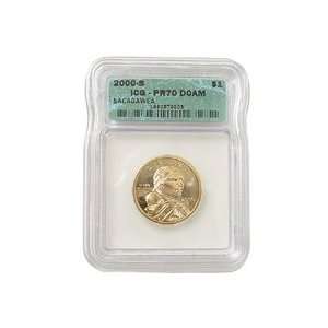  2000 Sacagawea Dollar Proof Ct 70   San Francisco Mint ICG 