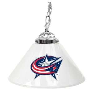  NHL Columbus Blue Jackets 14 Inch Single Shade Bar Lamp 