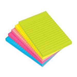   Sticky Note, Ruled, 4x6, Assorted Colors, 90 Sheets/Pad, Sold 12 Pads