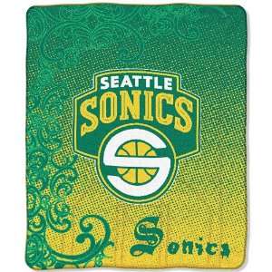 Seattle SuperSonics NBA Micro Raschel Throw (50 x60 