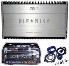 Hifonics ZXI200.2 800 Watt RMS 2 Channel Car Amplifier+2 Farad 