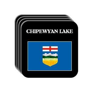  Alberta   CHIPEWYAN LAKE Set of 4 Mini Mousepad Coasters 