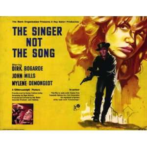  The Singer Not the Song   Movie Poster   11 x 17