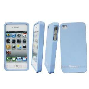  Chochi Iphone 4 Protective Shell Case(Blue, Silicon Rubber 