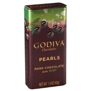 Dark Chocolate Mint Pearls 1.5oz 18 Count  Grocery 