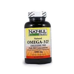  PACK OF 3 EACH NAT OMEGA 3 CHOL FREE 1000MG 90CP PT 