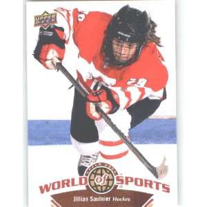  2010 Upper Deck World of Sports Trading Card # 161 Jillian Saulnier 