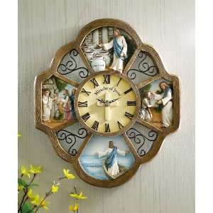  Miracles Of Jesus Religious Wall Clock By Collections Etc 