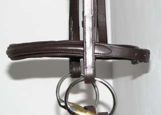 HERITAGE English Leather Padded Caveson Snaffle Bridle  