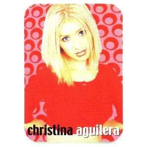  Christina Aguilera   Red & Pink   Rectangle Sticker 