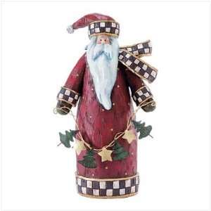  Folk Art Santa Figure Christmas Ornament 