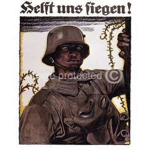   German WW2 Military Helft Uns Siegen MOUSE PAD