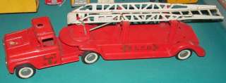   Firetruck Ladder #3 Metal Vintage Good Shape Hard To Find LOOK  