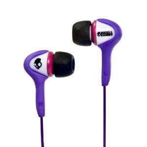  Skullcandy Smoking Earbud Headphones   Purple/White 