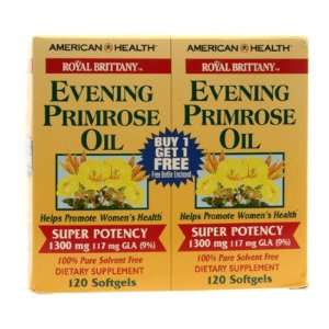 American Health   Royal Brittany Evening Primrose Oil Super Potency 