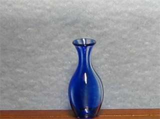 DOLLHOUSE Slovakia Glass Crystal Pitcher blue NEW 112  