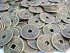 Wholesale 500PCS Fengshui I Ching Coins Dia1CM+5 Pouch  