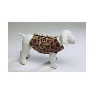  Dog Vest Snazzy Faux Leopard Medium