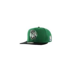  Boston Celtics Snapback Hat Mitchell & Ness 2 Tone Green 