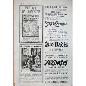  1906 Heal Toilet Cigarettes Smoking Mixture Ardath Xmas 