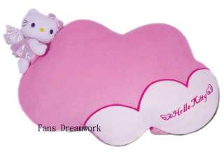 Sanrio Hello Kitty Plush Pillow Car Headrest   cloud  