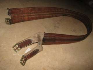   , buckles are rusting. Good schooling or extra girth. Contoured fit