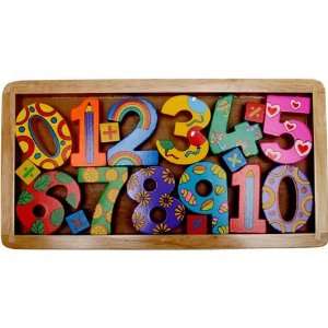  Wooden Numbers and Math Symbols Set Toys & Games