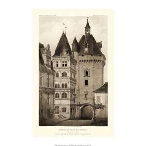  Small Sepia Chateaux VI   Poster by Victor Petit (10x15 