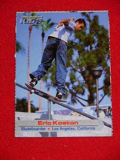 Eric Koston Skateboarder SI for Kids Card  