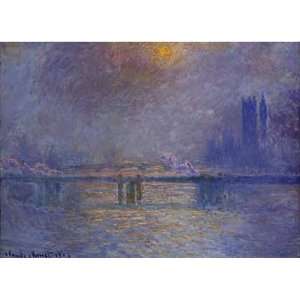  Charing Cross Bridge, The Thames by Claude Monet . Art 