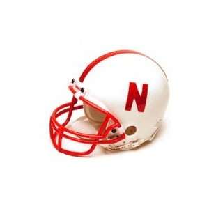 Nebraska Cornhuskers Miniature Replica NCAA Helmet w/Z2B Mask  
