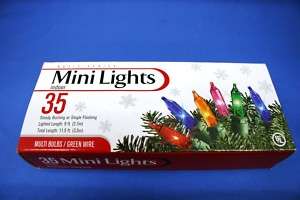 35 Mini Indoor Christmas Lights #60326 Mult Colored  