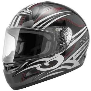  KBC Force S Full Face Helmet Medium  Black Automotive