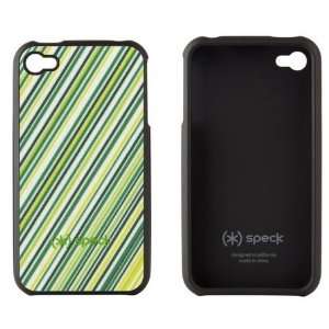  New OEM AT&T Apple iPhone 4 Green Striped Speck Case Electronics