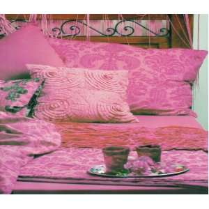   Ruffled Pink Comforter Set (Full/Queen)   CLEARANCE
