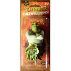  Shrek 2 Fuzzy Figure Ink Pen with Back Pack Clip Office 