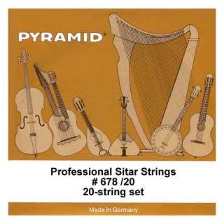 Professional SITAR STRINGS SET for 7 Sting Sitars NEW  