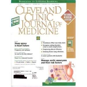  Cleveland Clinic Journal of Medicine, October 2005 Volume 