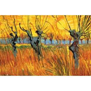  Pollard Willows at Sunset 20x30 poster