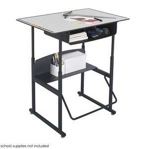  Safco AlphaBetter(r) Desk, 36 x 24 Premium Top, with 