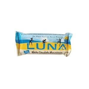  Clif Bar, White Chocolate Macadamia Luna Bar Made /w Org 