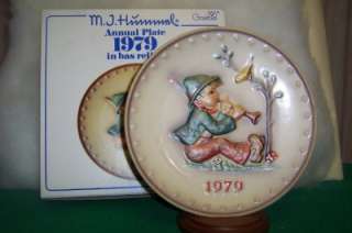 Hummel Annual Plate 1979 Singing Lessons MIB  